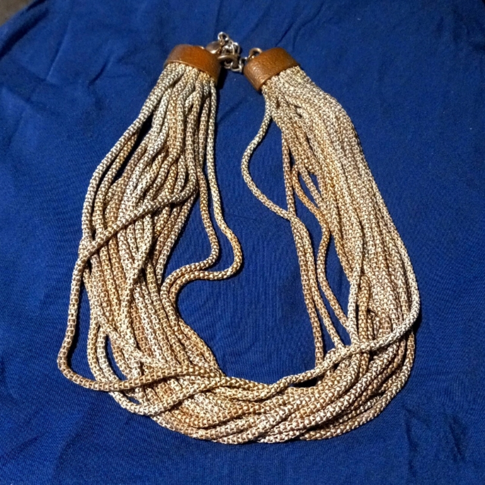 M-4 necklace lot 20 strand necklace copper corded
